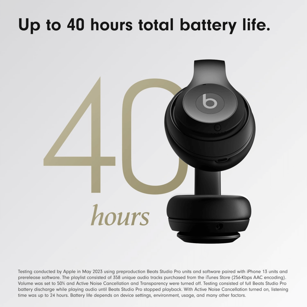 Beats Studio Pro Wireless Headphones, Black| TaMiMi Projects