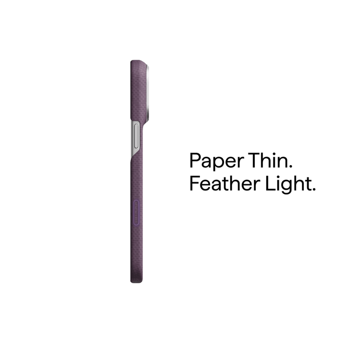 Pitaka iPhone 18 Pro Max Case - Charoite Purple