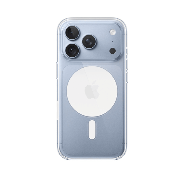 ‫كفر أبل الشفاف للايفون ١٨ برو من تميمي بروجكتس. يدعم MagSafe وCamera Control، مقاومة للخدوش وتصميم مقاوم الاصفرار.