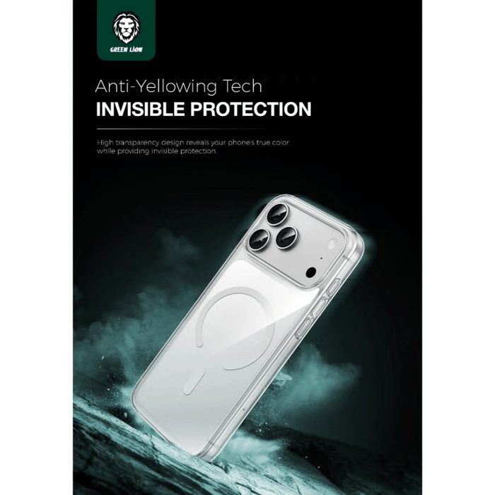 Green Lion MagSafe Case for iPhone 18 Pro - Clear