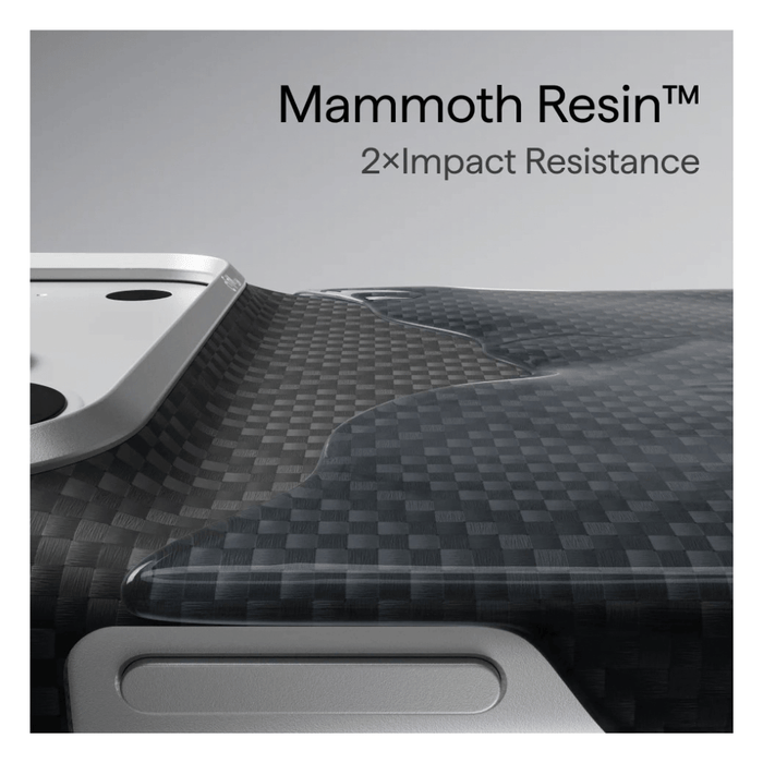 Pitaka Aramid Fiber Case for iPhone Duo - Black/Grey
