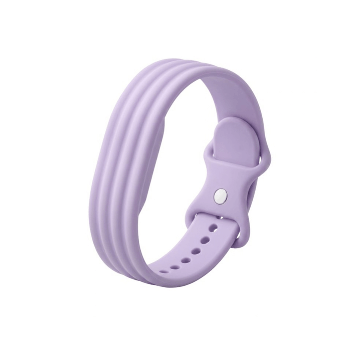 Purple Blupebble silicone band compatible with Google Fitbit Air