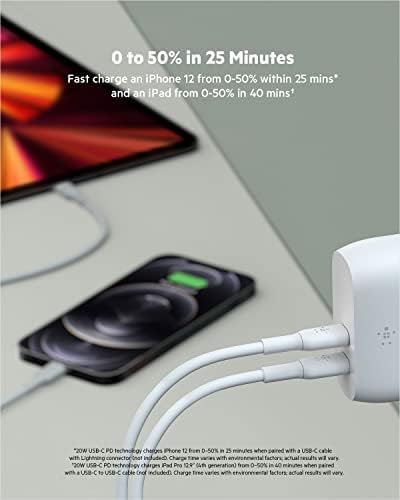 Belkin Boost Charger Dual USB-C PD Wall Charger 40W