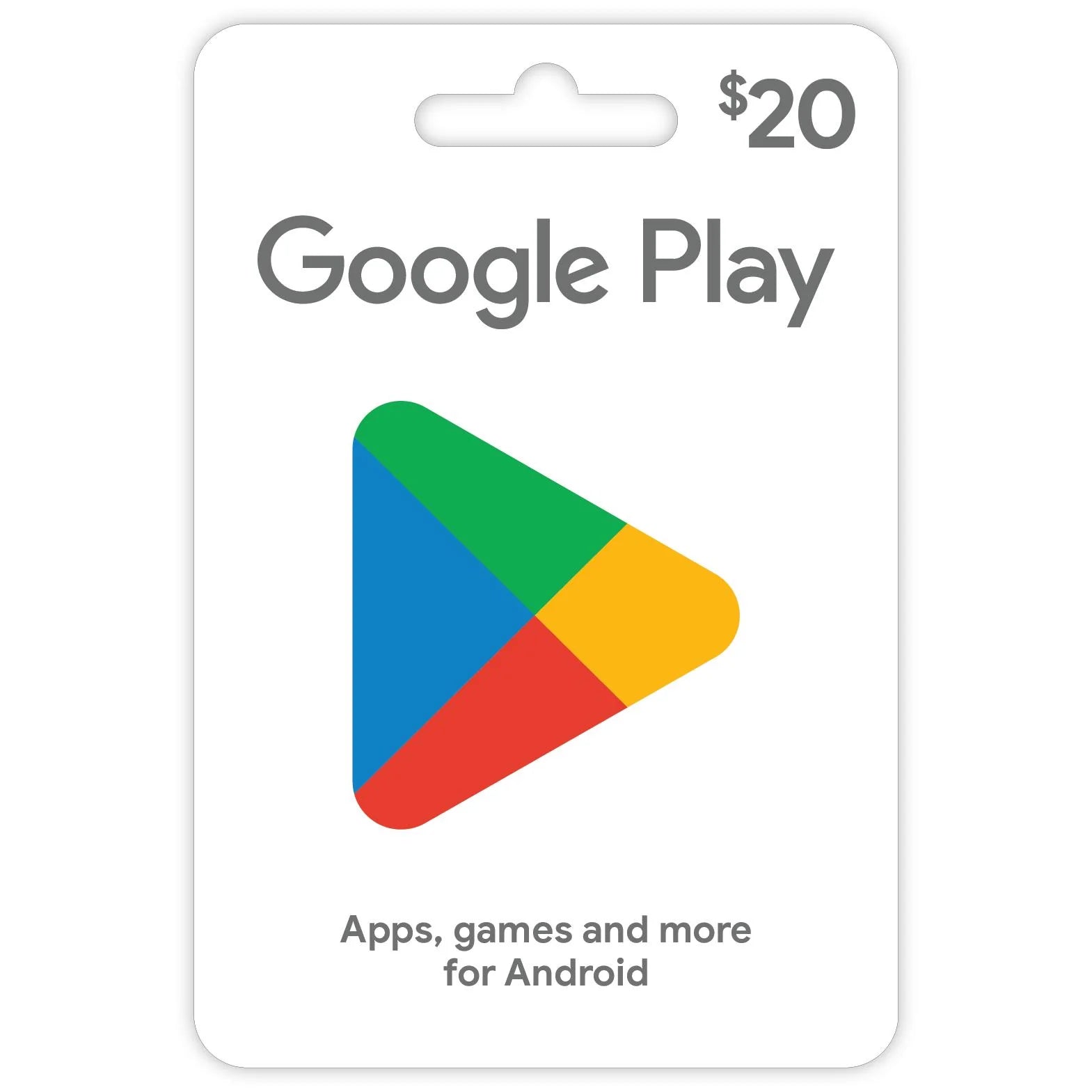 20$ Google Play - USA 20$ Google Play - USA