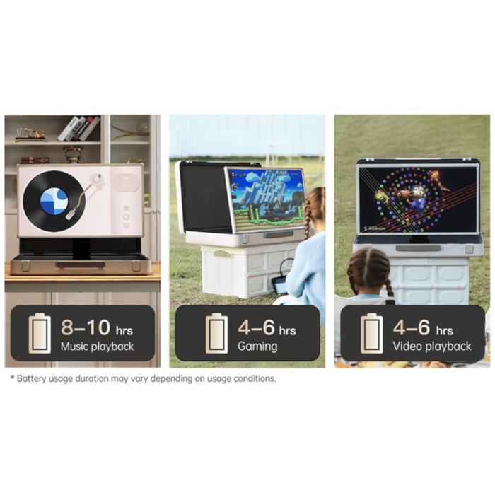 Taktik Briefcase Smart Screen 27" with 6800mAh from TaMiMi Projects in Qatar.