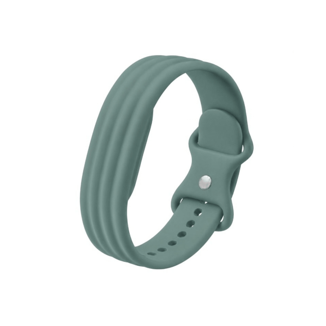 Green Blupebble silicone band compatible with Google Fitbit Air