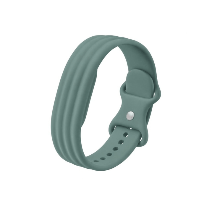 Green Blupebble silicone band compatible with Google Fitbit Air