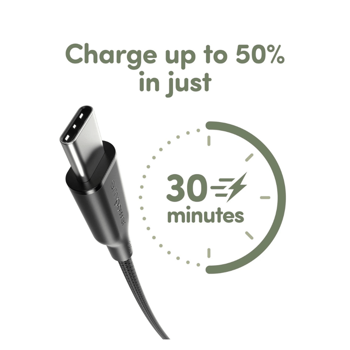 PanzerGlass Magnetic USB-C to USB-C Cable 240W - 1.5m - Black
