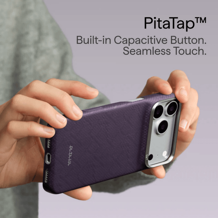 Pitaka iPhone 18 Pro Max Case - Charoite Purple