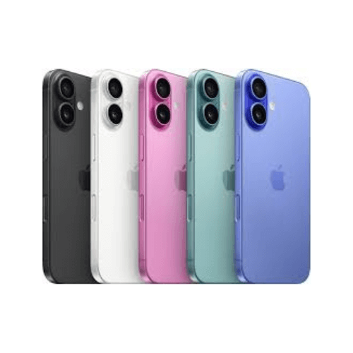 iPhone 16 / 16 Plus collection with rugged, leather, silicone, and clear cases. Available at TaMiMi Projects in Qatar.