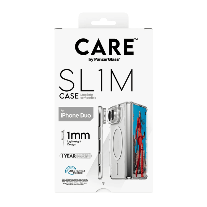 PanzerGlass CARE SL1M MagSafe Case for iPhone Duo - Clear