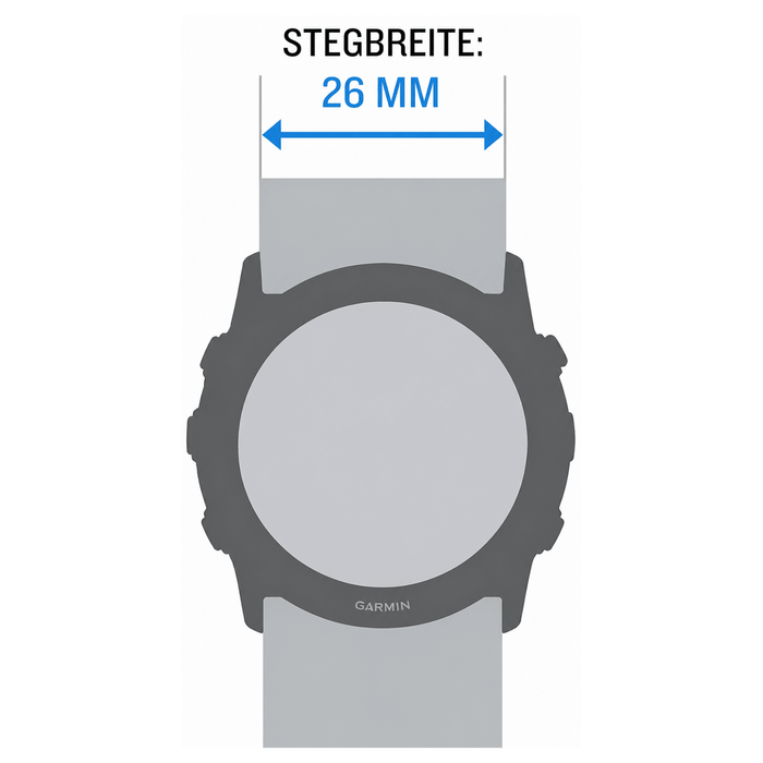Garmin UltraFit Nylon Strap 26mm - Black