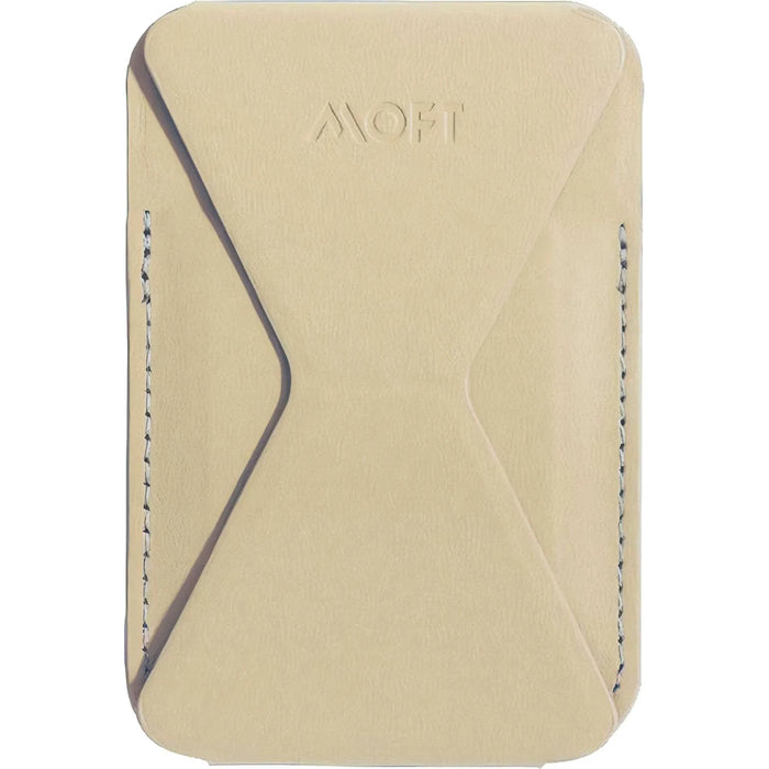 MOFT Snap-On Phone Stand & Wallet - MagSafe - Beach White