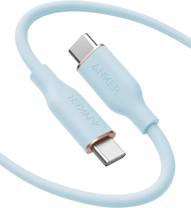 Anker PowerLine ||| Flow USB-C To USB-C Cable - 90cm - Blue