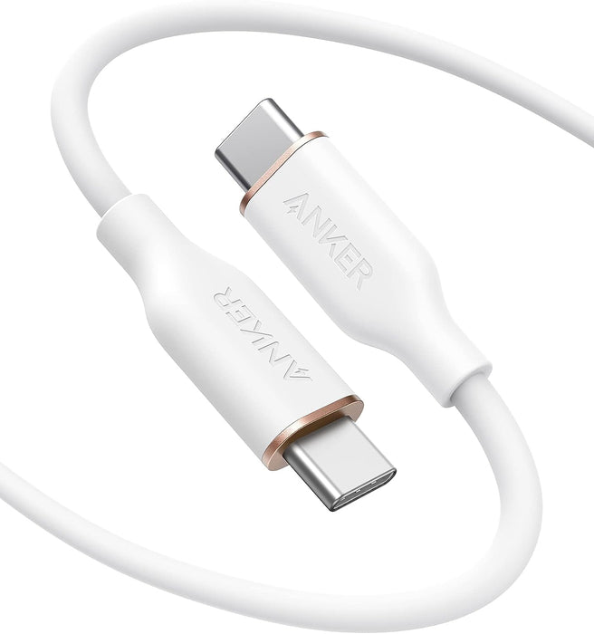 Anker PowerLine ||| Flow USB-C to USB-C Cable - 90cm - White