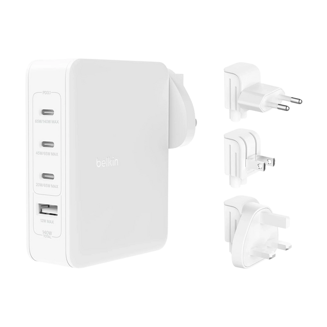 belkin 140w gan charger 4 port usb-c from TaMiMi Projects in Qatar