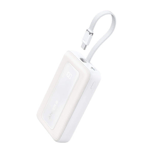 Anker Zolo Power Bank 10K with USB-C and Lightning cables, 30W fast charging | TaMiMi Projects Qatar