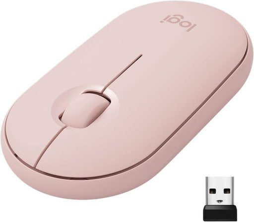 Logitech Pebble Wireless Mouse M350 - Slim - Pink