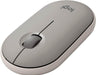 Logitech Pebble Wireless Mouse M350 - Slim - Natural