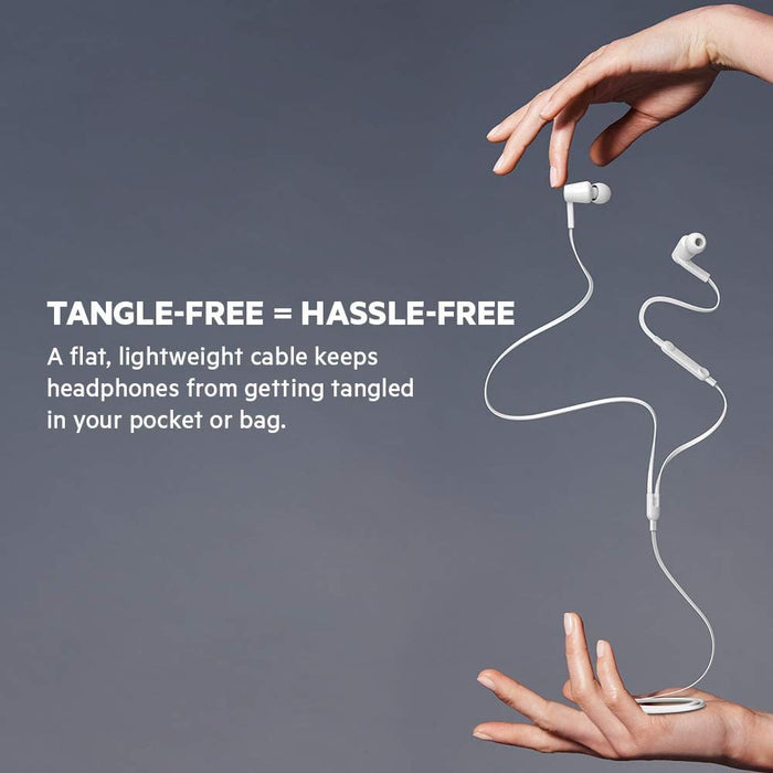 Belkin SoundForm earbuds with Lightning connector from TaMiMi Projects in Qatar. Tangle-free, sweat-resistant, and perfect fit.