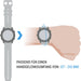 Get Garmin Garmin QuickFit® 26 Watch Bands - Black / Cirrus Blue Silicone in Qatar from TaMiMi Projects