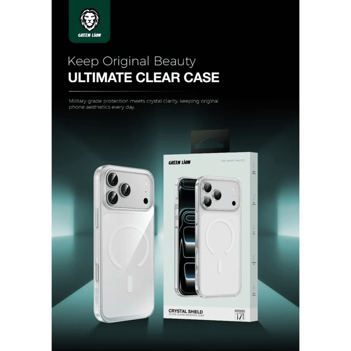 Green Lion MagSafe Case for iPhone 18 Pro - Clear