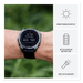 Garmin fēnix 9 Smartwatch Carbon Gray/Black Silicone Band 47mm, Up to 16 days of battery life in smartwatch mode.