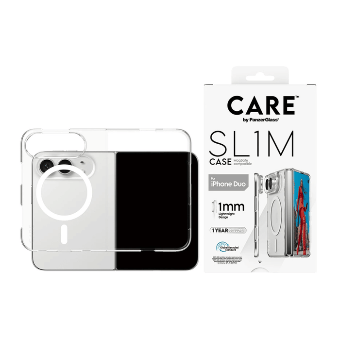 PanzerGlass CARE SL1M MagSafe Case for iPhone Duo - Clear
