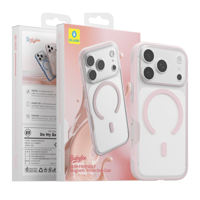 BLUEO Babyfee Magnetic Case for iPhone 18 Pro and iPhone 17 Pro - TaMiMi Projects Qatar