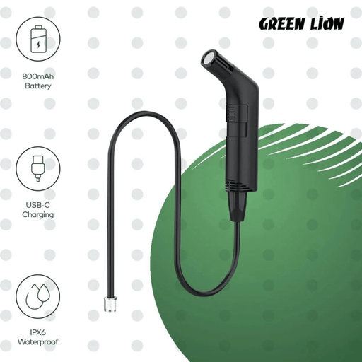 Green Lion Compact Bidet Sprayer, Built-in 800mAh battery.