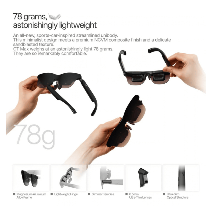 RayNeo GT Max AR Glasses - Large