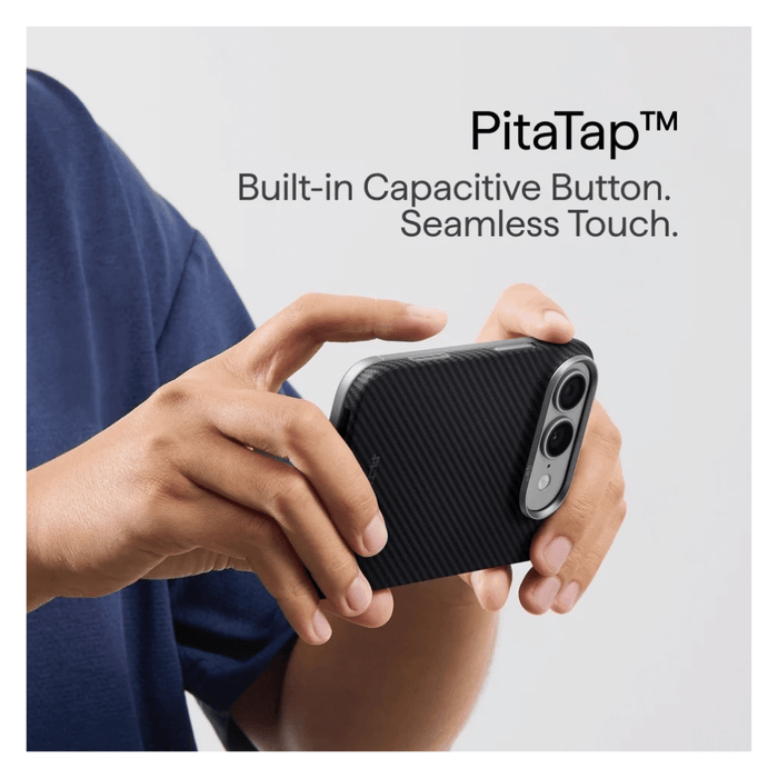 Pitaka Aramid Fiber Case for iPhone Duo - Black/Grey