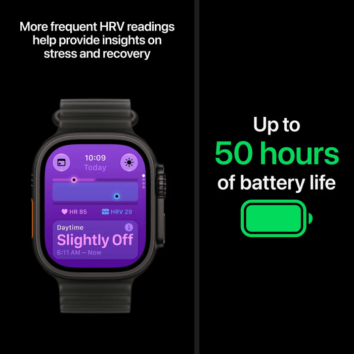 Apple Watch Ultra 4 up to 50 hours battery life - TaMiMi Projects Qatar