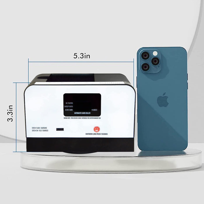 Automatic card dealer, portable, anti-cheating, supports 3-8 players, TaMiMi Projects Qatar.