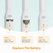 High-precision digital measuring spoon, 0.1g accuracy, available in white and black from TaMiMi Projects Qatar.