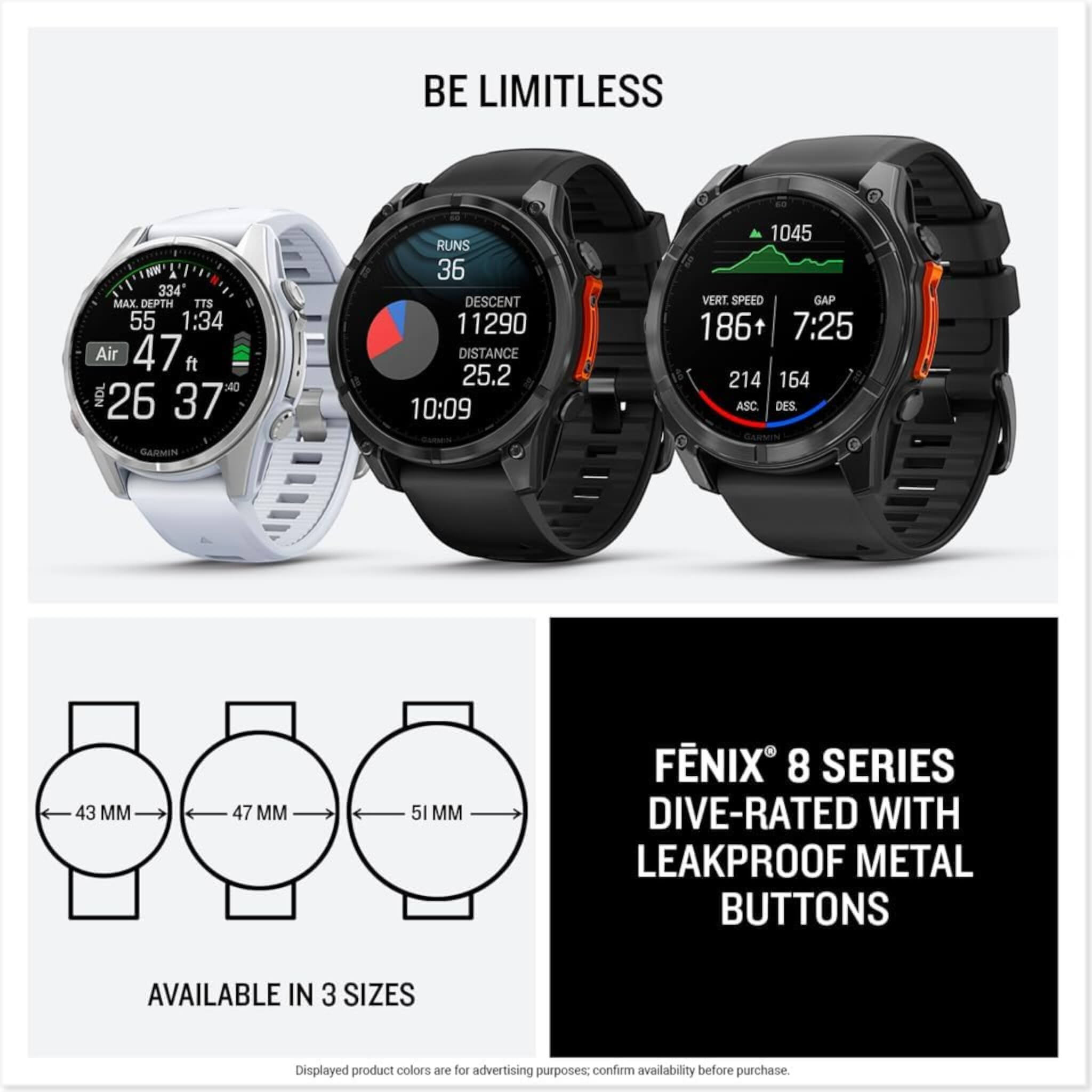 fēnix® 8 Amoled Sapphire Carbon Gray Titanium Black Band - 51mm fēnix® 8 Amoled Sapphire Carbon Gray Titanium Black Band - 51mm