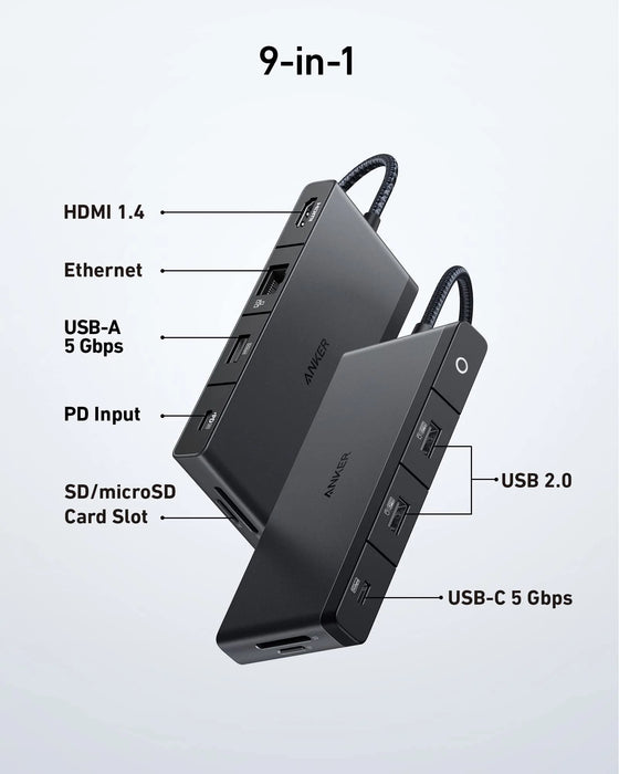 Anker 552 USB-C Hub ( 9-in-1 - 4K HDMI )