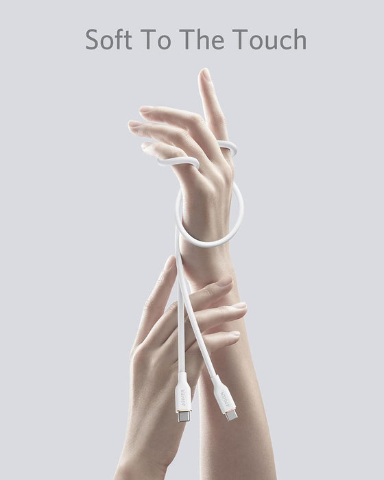 Anker PowerLine ||| Flow USB-C to USB-C Cable - 90cm - White