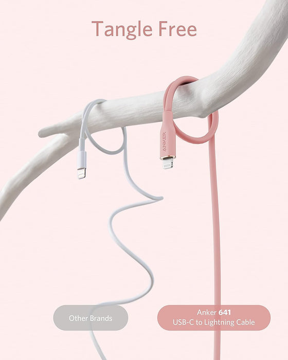 Anker Powerline III Flow USB C to Lightning - 180cm - Pink