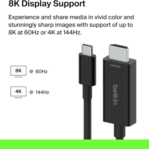 Adapter supports 8K resolution at 60Hz for crystal-clear video at TaMiMi Projects.