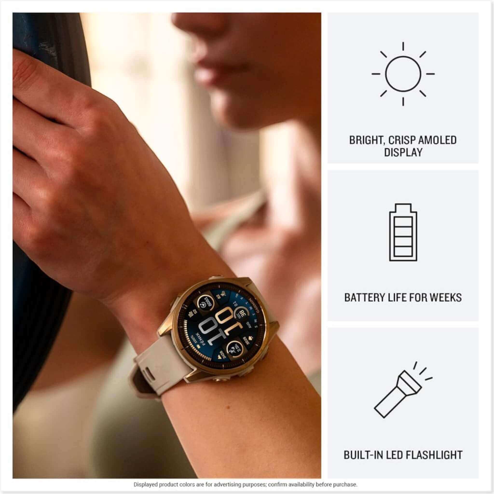 fēnix® 8 Amoled Sapphire Carbon Gray Titanium Black Band - 51mm fēnix® 8 Amoled Sapphire Carbon Gray Titanium Black Band - 51mm