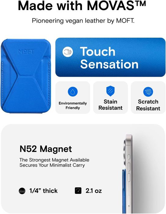 MOFT Magnetic Wallet Stand - MagSafe - Sapphire