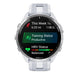 Get Garmin Forerunner® 965 Solar - Titanium with Whitestone Silicone Band - 47mm in Qatar from TaMiMi Projects