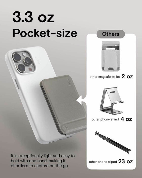 MOFT Phone Tripod Stand - Magsafe - Taupe | TaMiMi Qatar