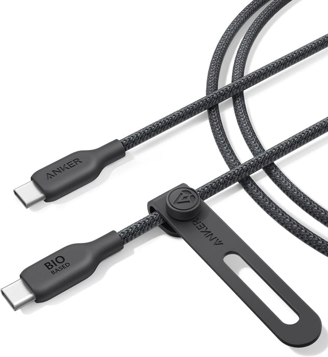 Anker Cable Bio-Braided USB C to C - 240W - 6ft Black