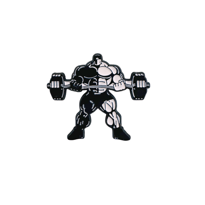 ‫ملصق معدني فاخر ثلاثي الأبعاد ( لاعب عضلات )‬ ‫مصنوع من معدن متين بتفاصيل دقيقة‬
 ‫مزود بلصق قوي، من تميمي بروجكتس في قطر.