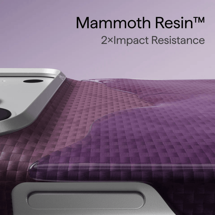 Pitaka iPhone 18 Pro Case - Charoite Purple