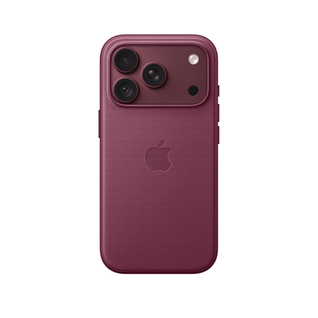 Apple iPhone 18 Pro TechWoven Case with MagSafe in Mulberry, Available now from TaMiMi Projects in Qatar.