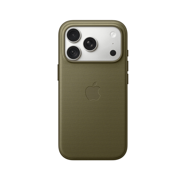 Apple iPhone 18 Pro TechWoven Case with MagSafe in Olive, Available now from TaMiMi Projects in Qatar.