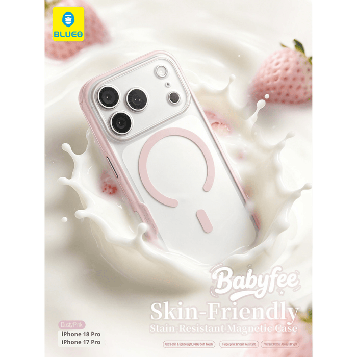 BLUEO Babyfee Magnetic Case for iPhone 18 Pro and iPhone 17 Pro - TaMiMi Projects Qatar